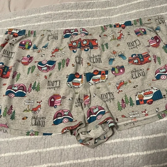 Happy Camper Sleep Shorts secret treasures plus size - Picture 5 of 5